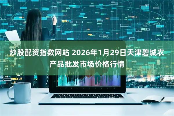 炒股配资指数网站 2026年1月29日天津碧城农产品批发市场价格行情